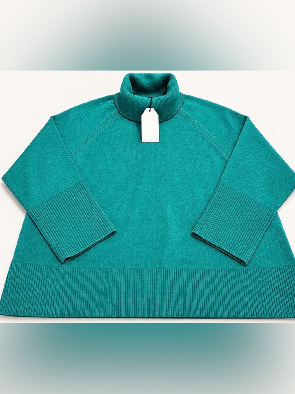 NWT Universal Standard Better than wool sweater in green tourmaline M 18/20
